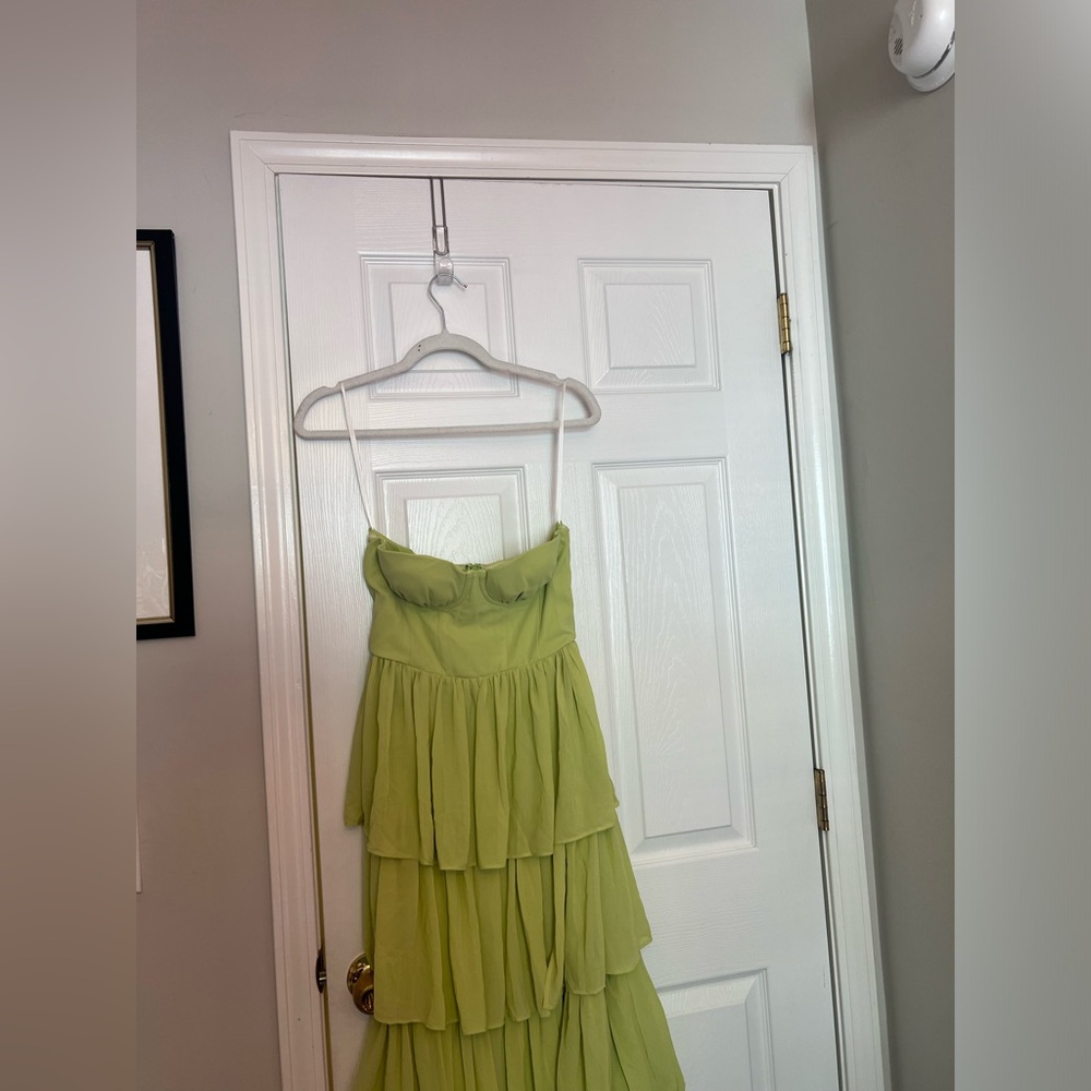 Lovers and Friends Hattie Gown in Green - Picture 5 of 7